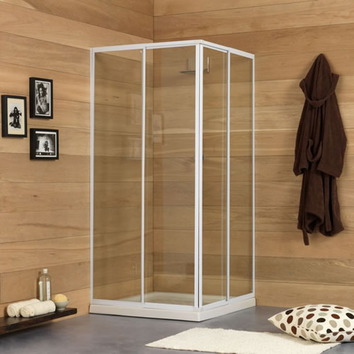 Box doccia in cristallo satinato Bressani Kos KL 270-CR-SA-80120