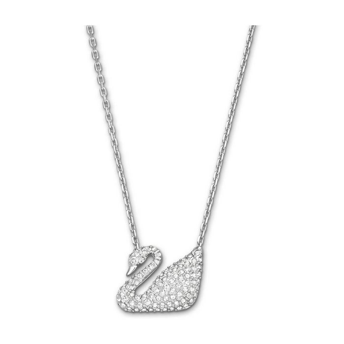 swarovski collana swan bianco placcatura rodio 5007735