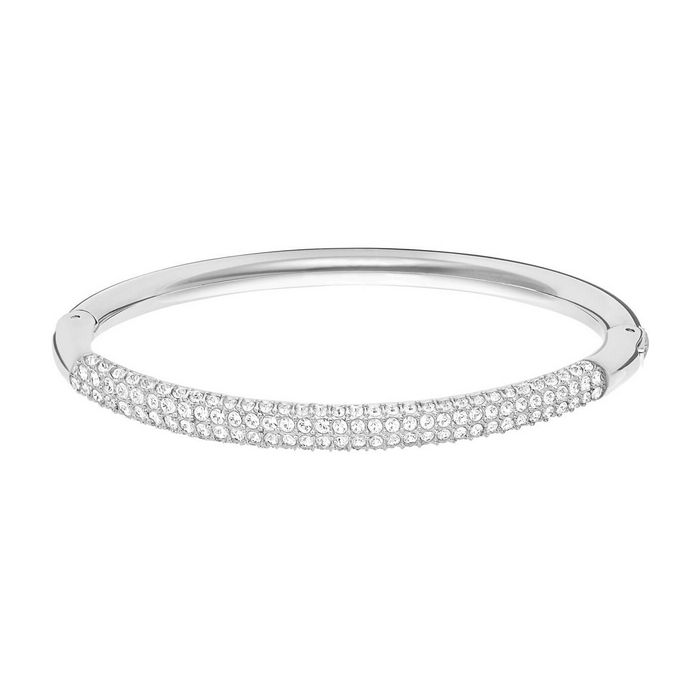 swarovski bracciale rigido stone mini bianco placcatura rodio 5032845