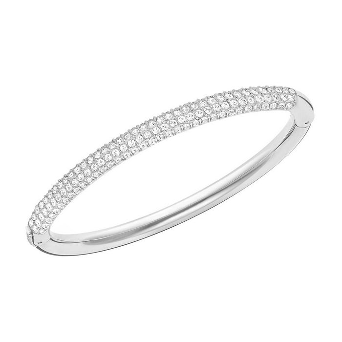 swarovski bracciale rigido stone mini bianco placcatura rodio 5032846