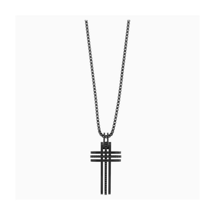 swarovski pendente bengal cross nero 5070473