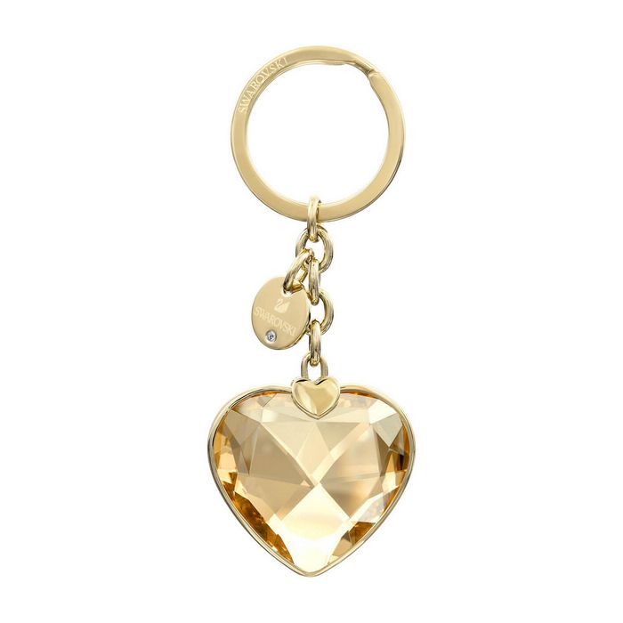 swarovski accessorio per borse new heart, dorato, placcatura oro 5127860