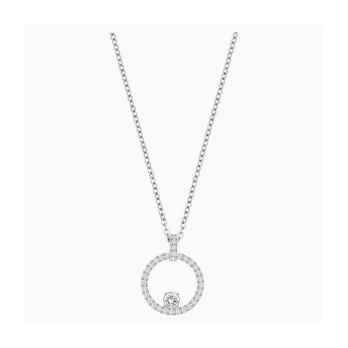 swarovski pendente creativity circle bianco placcatura rodio 5198686