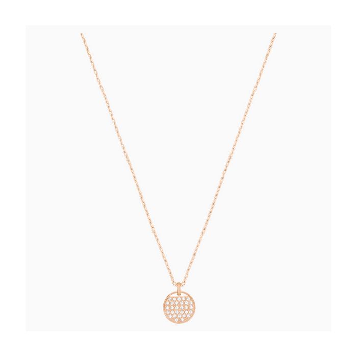 Pendente Ginger, bianco, placcato oro rosa