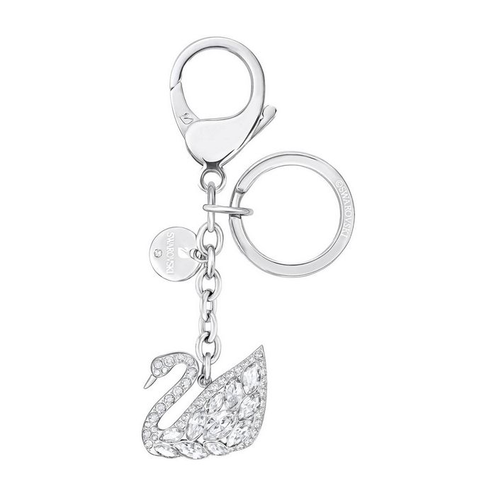 swarovski accessorio per borse swan lake bianco acciaio inossidabile 5269292