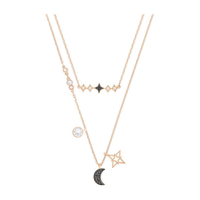 set collane swarovski symbolic moon multicolore placcatura mista 5273290