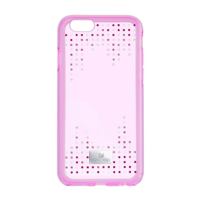 Swarovski Custodia smartphone con bordi protettivi Crystal Rain, iPhone® 7 Plus, Rosa
