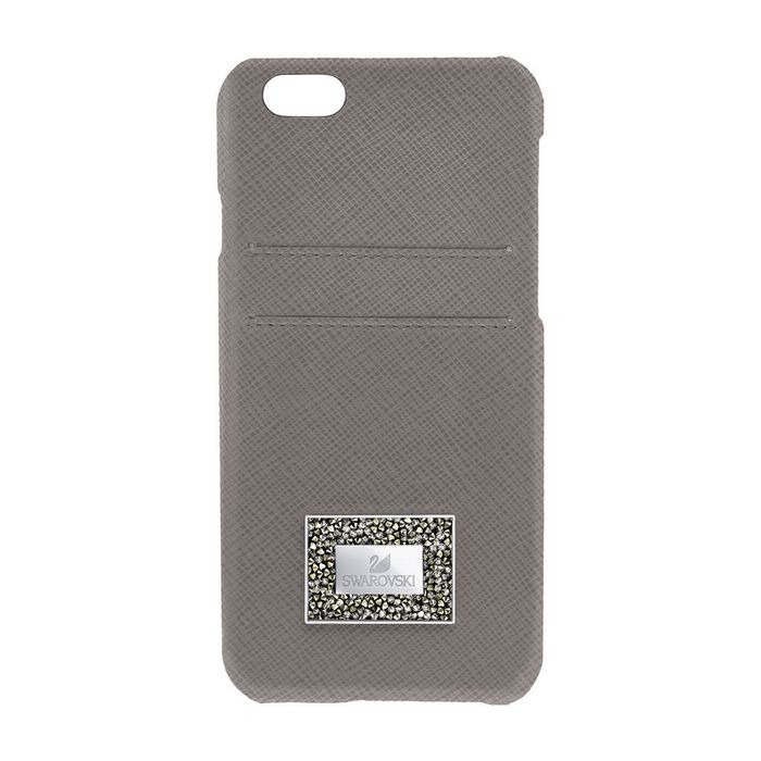 swarovski custodia smartphone con bordi protettivi versatile, iphone® 6 plus / 6s plus, grigio 5285099