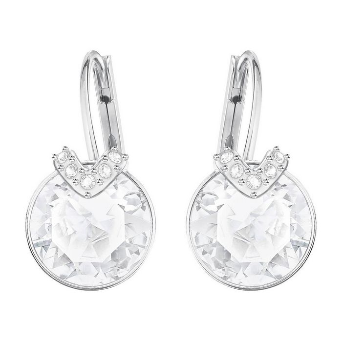 swarovski orecchini bella v bianco placcatura rodio 5292855