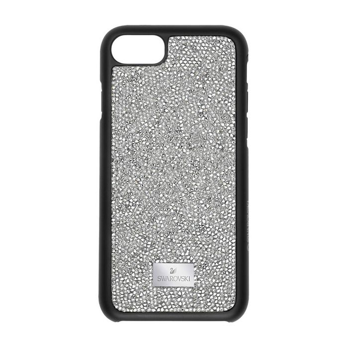 swarovski custodia smartphone con bordi protettivi glam rock iphone® 7 grigio 5300257