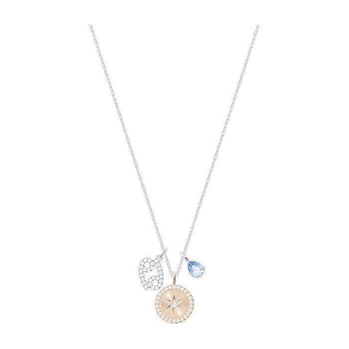 swarovski pendente zodiac cancro turchese placcatura rodio 5349215