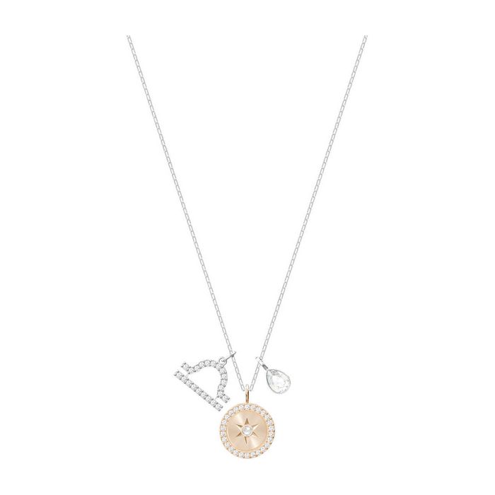 swarovski pendente zodiac bilancia bianco placcatura rodio 5349218