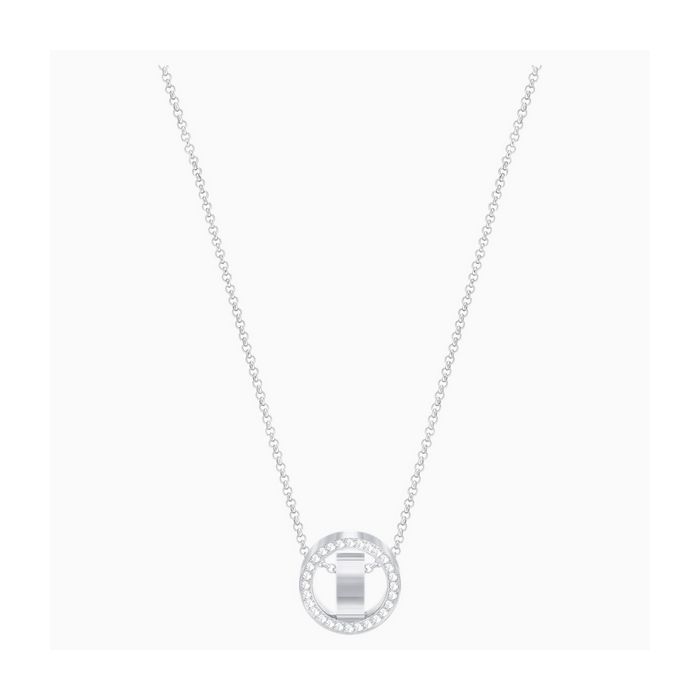 swarovski pendente hollow, piccolo, bianco, placcatura rodio 5349348