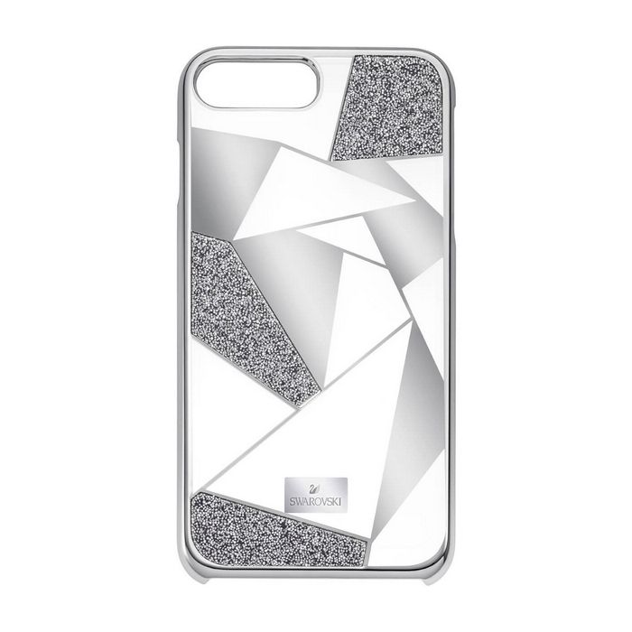 swarovski custodia smartphone con bordi protettivi heroism iphone® 8 plus grigio 5352909