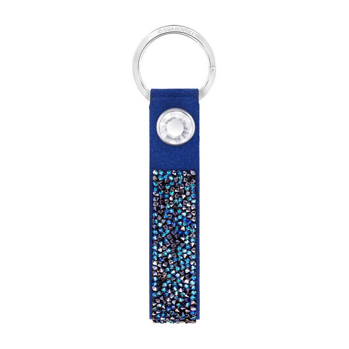 swarovski portachiavi glam rock azzurro acciaio inossidabile 5352913