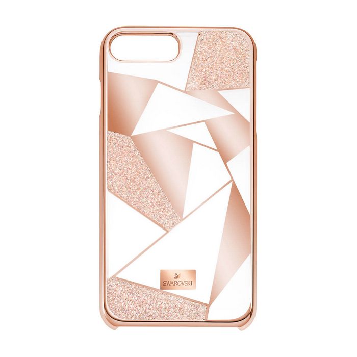 swarovski custodia smartphone con bordi protettivi heroism, iphone® 8 plus, rosa 5354490