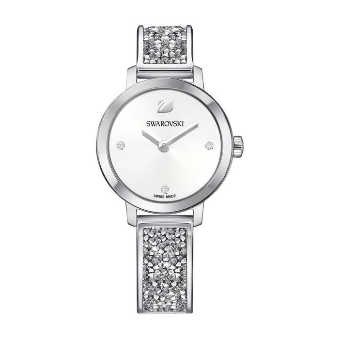 swarovski orologio cosmic rock bracciale di metallo bianco tono argentato 5376080