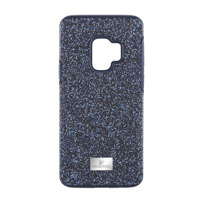 Swarovski Custodia smartphone con bordi protettivi High, Galaxy S®9, azzurro