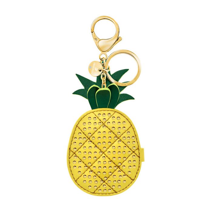 swarovski accessorio per borse lime, giallo, placcatura oro 5380319