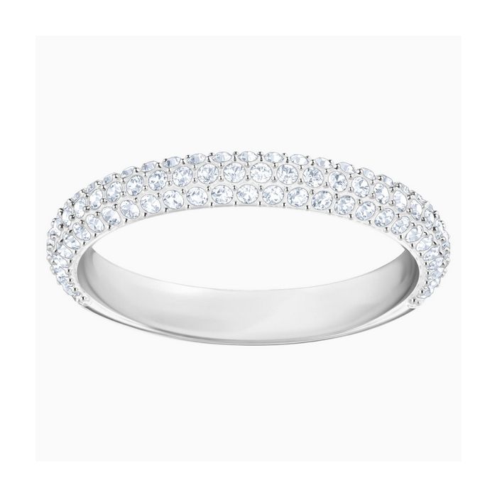 swarovski anello stone mini bianco placcatura rodio 5383948