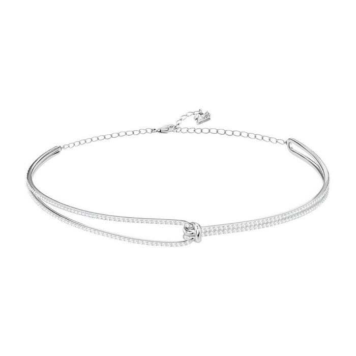 swarovski girocollo lifelong, bianco, placcatura rodio 5390822