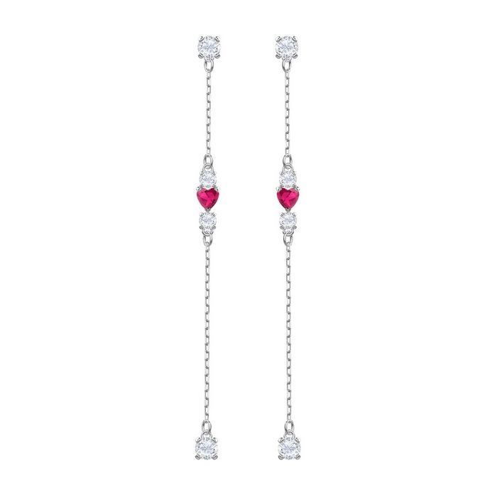 swarovski orecchini love bianco placcatura rodio 5391764