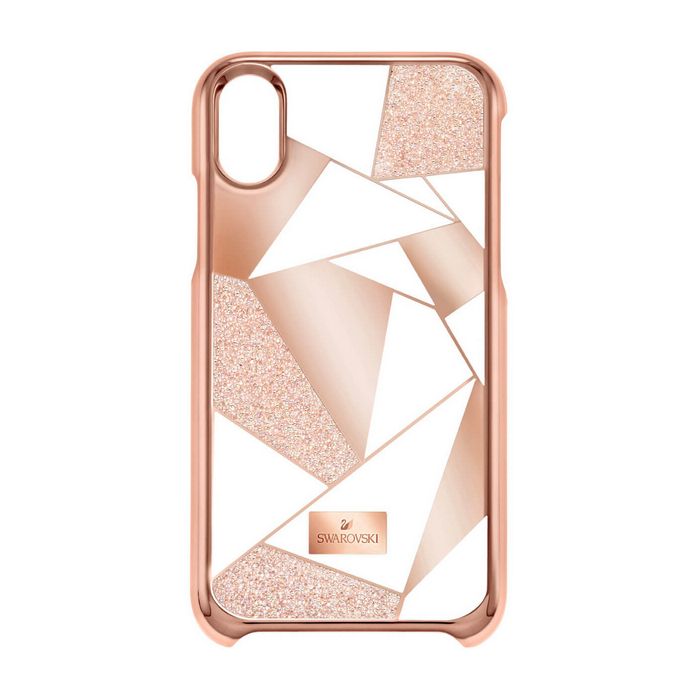 swarovski custodia smartphone con bordi protettivi heroism iphone® x/xs rosa 5392035