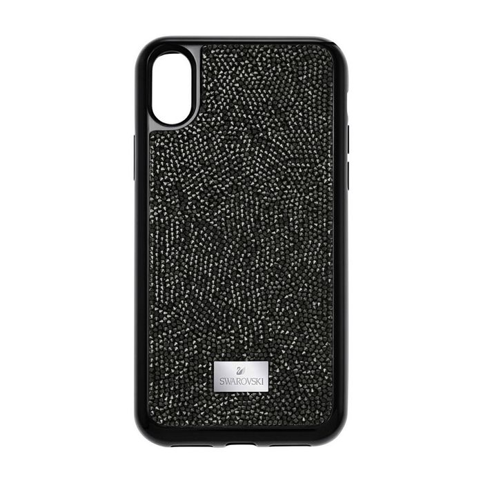 Custodia smartphone con bordi protettivi integrati Glam Rock, iPhone® X/XS, nero