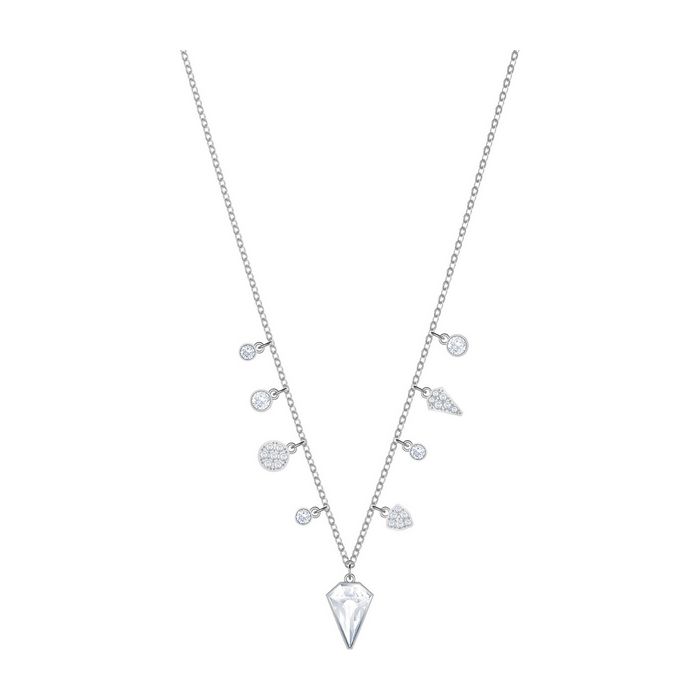 swarovski girocollo lucy kite, bianco, placcatura rodio 5392491