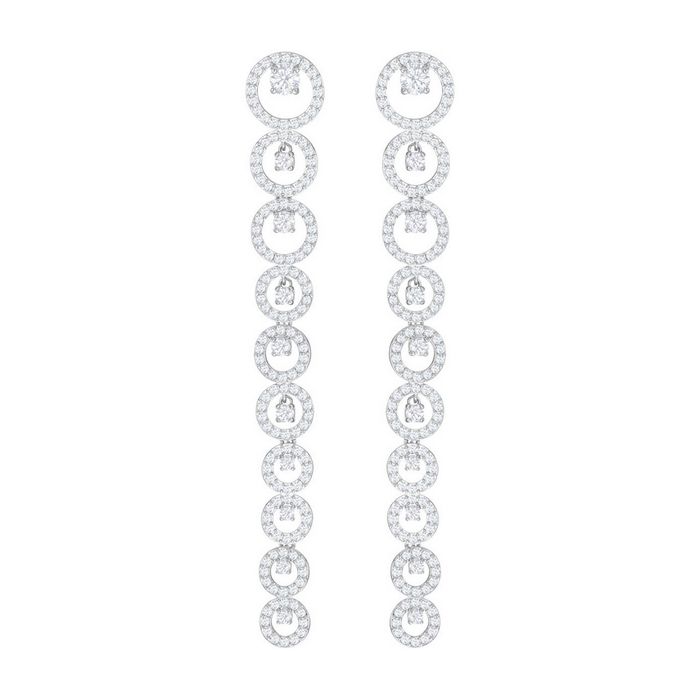 swarovski orecchini creativity bianco placcatura rodio 5414715