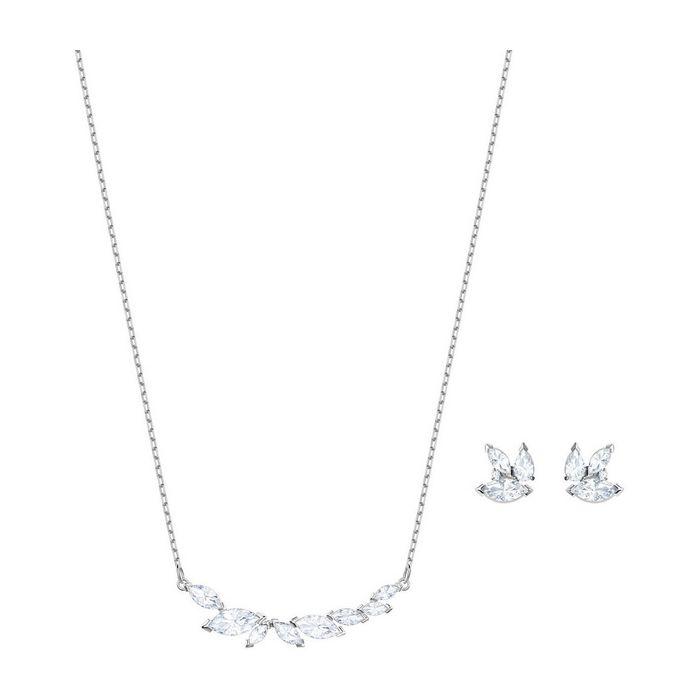 swarovski set louison bianco placcatura rodio 5419879