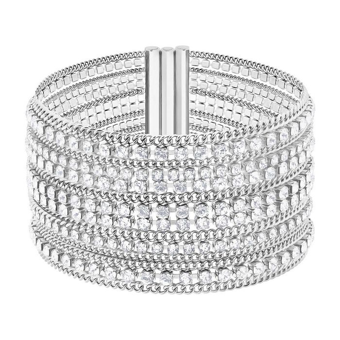 swarovski braccialetto fit bianco acciaio inossidabile 5421826