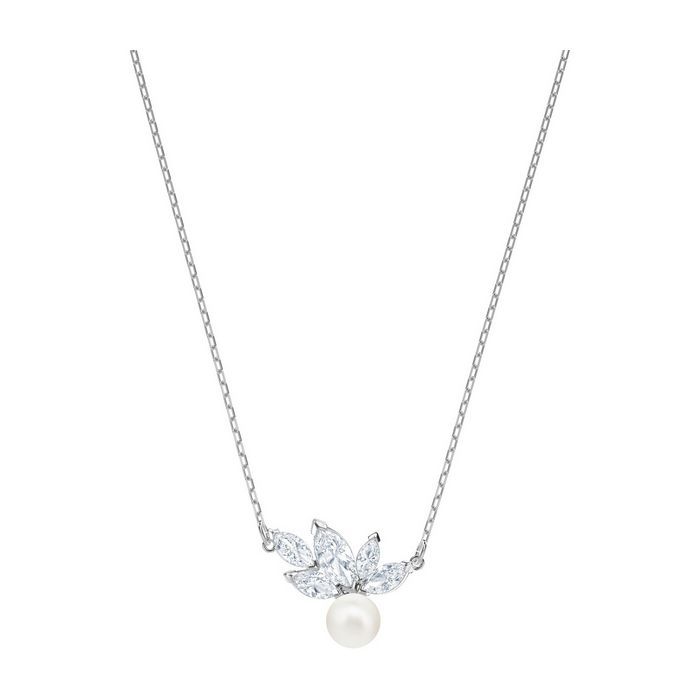 swarovski pendente louison pearl bianco placcatura rodio 5422685