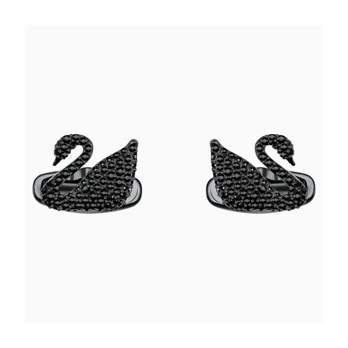 swarovski gemelli swan nero rivestimento pvd nero 5427129