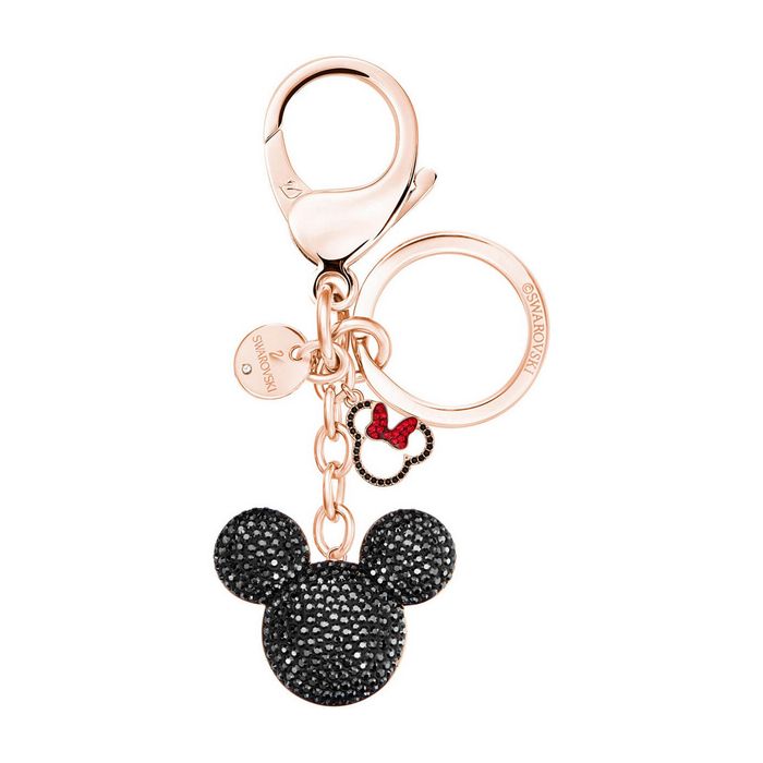 swarovski accessorio per borse topolino, nero, placcatura mista 5435473