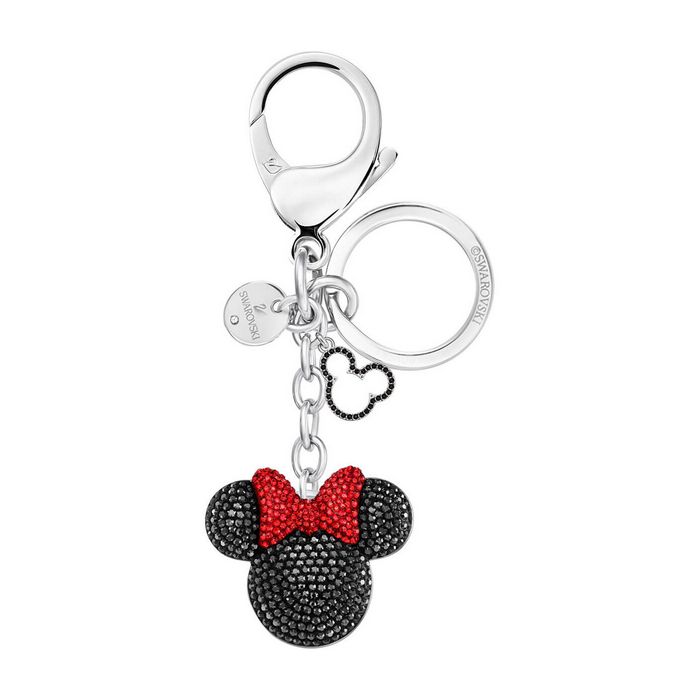 swarovski accessorio per borse minnie, nero, acciaio inossidabile 5435479