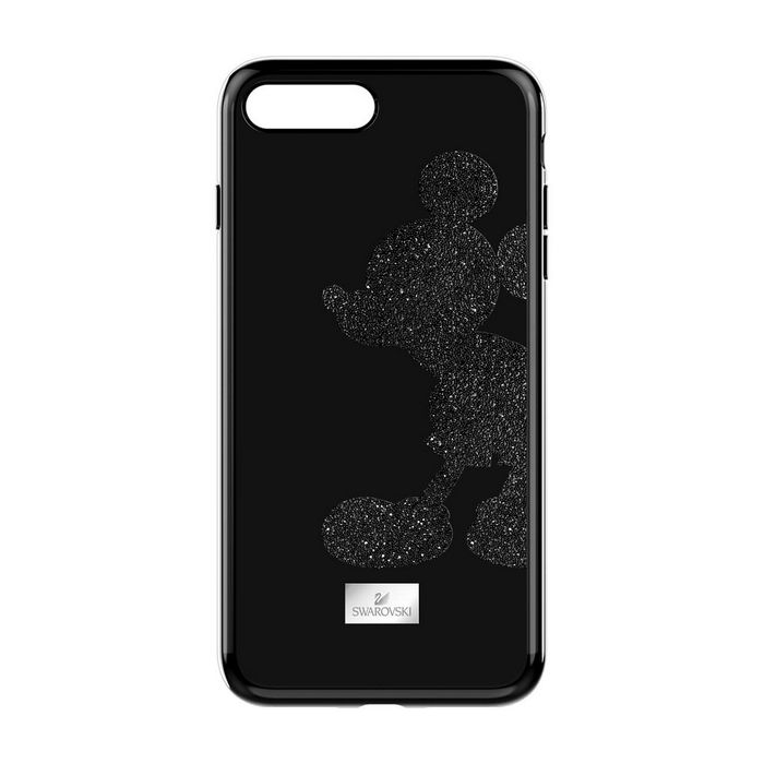 Swarovski Custodia smartphone con bordi protettivi integrati Mickey Body, iPhone® 8 Plus, nero