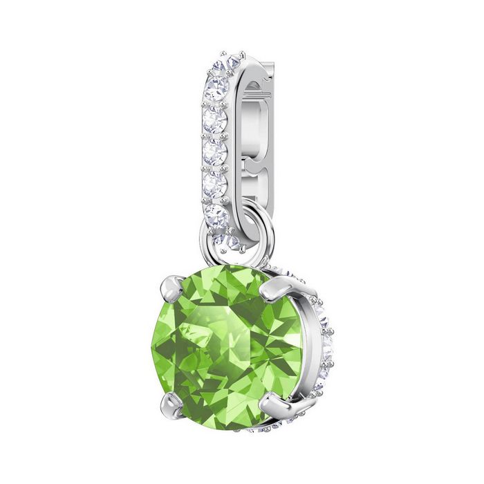 swarovski remix collection charm agosto verde chiaro placcatura rodio 5437317