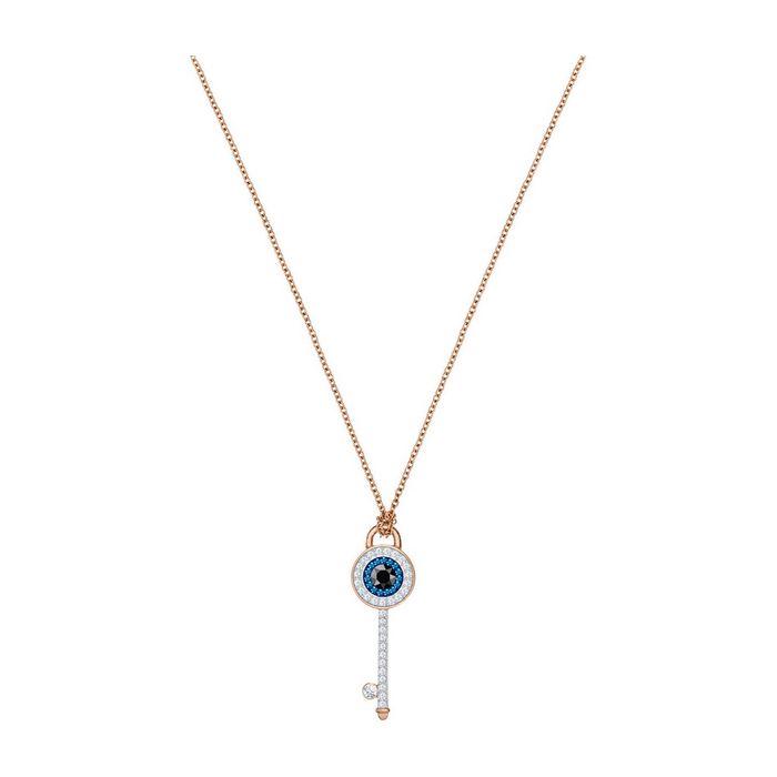 Pendente Swarovski Symbolic Evil Eye, multicolore, placcato oro rosa