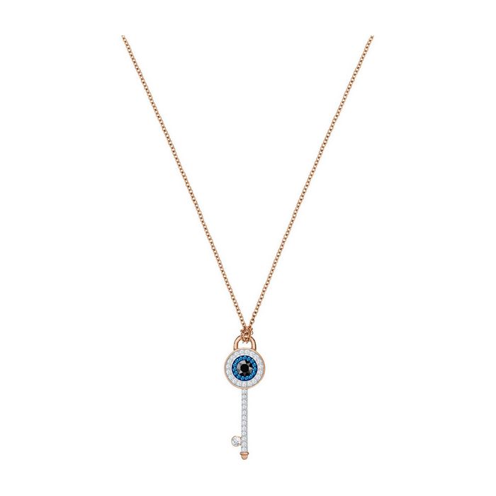 Pendente Swarovski Symbolic Evil Eye, multicolore, placcato oro rosa