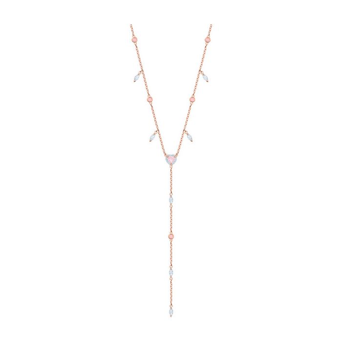Collana a Y One, multicolore, placcato oro rosa