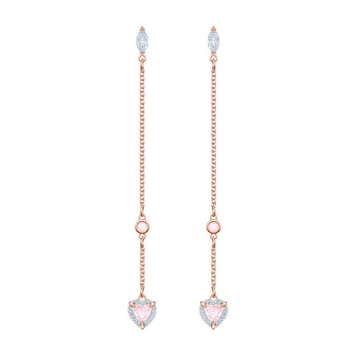 Orecchini One, multicolore, placcato oro rosa