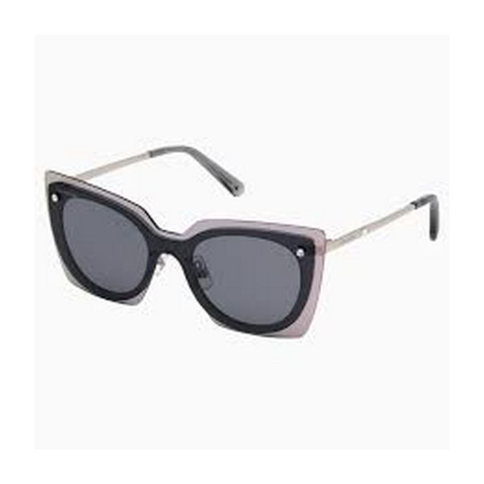 occhiali da sole swarovski, sk0201-16a, grigio 5447881