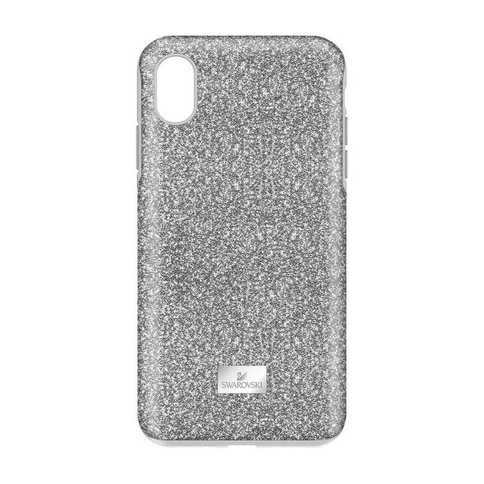 swarovski custodia smartphone con bordi protettivi high iphone® xs max tono argentato 5449135