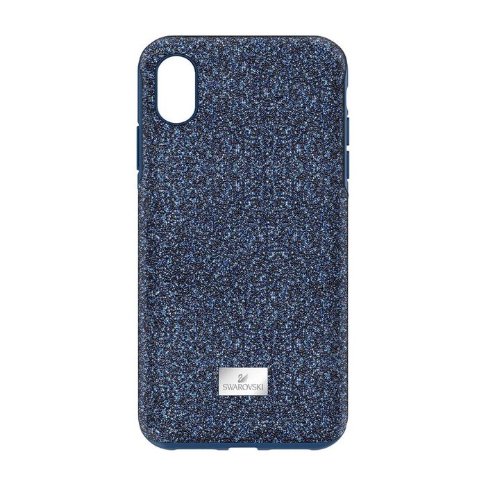 Swarovski Custodia smartphone con bordi protettivi High, iPhone® XS Max, azzurro