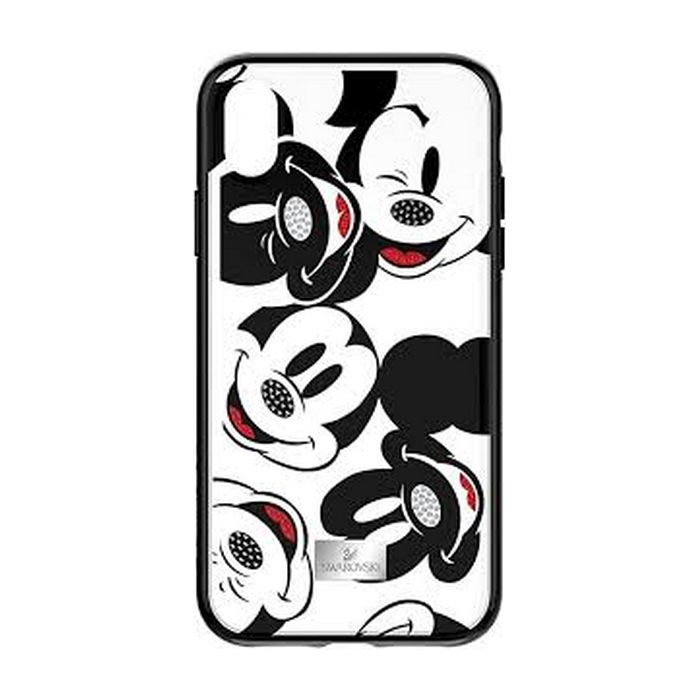 Custodia smartphone con bordi protettivi integrati Mickey Face, iPhone® XR, nero