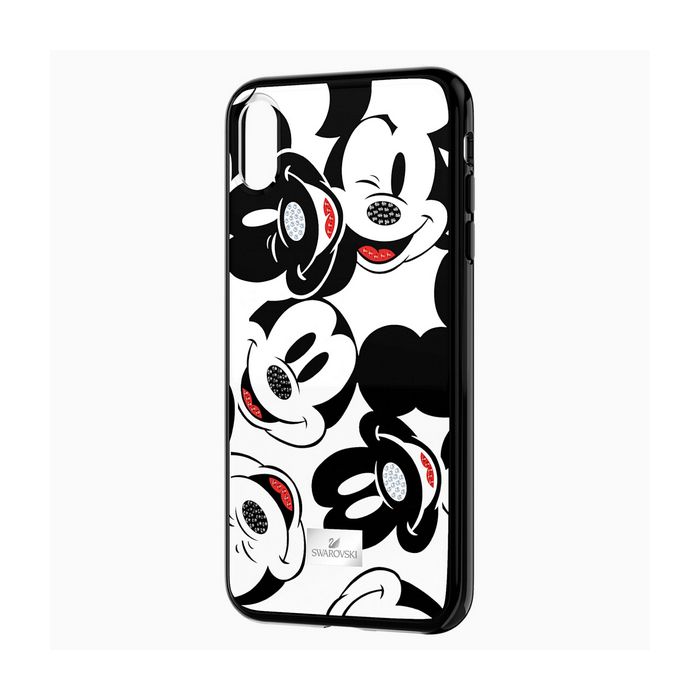 Custodia smartphone con bordi protettivi integrati Mickey Face, iPhone® XS Max, nero