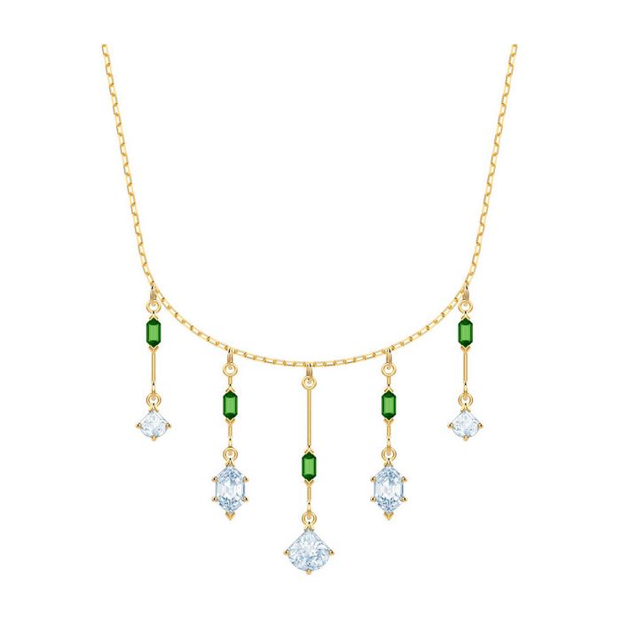 Collana Oz, bianco, placcatura oro