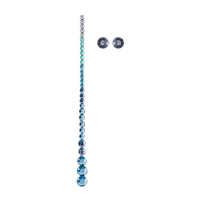 swarovski orecchini ocean view multicolore placcatura rodio 5457405