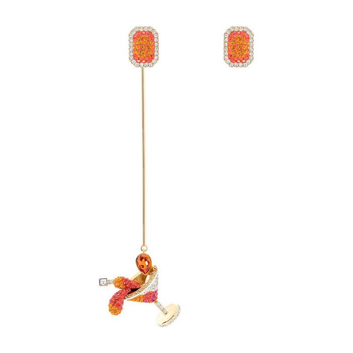 Swarovski Orecchini No Regrets Cocktail, multicolore, placcatura oro